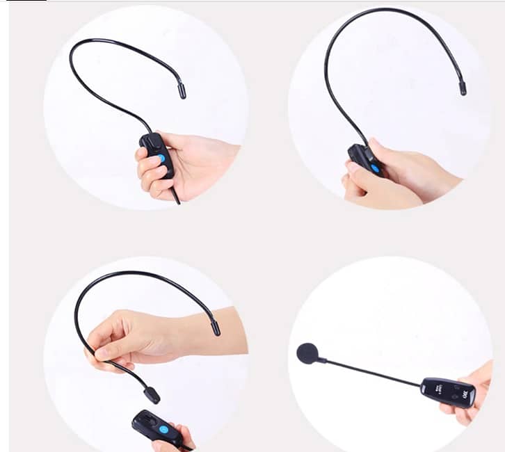 Wireless Microphone Headset Mic for Voice Amplifier Speaker Teaching 5