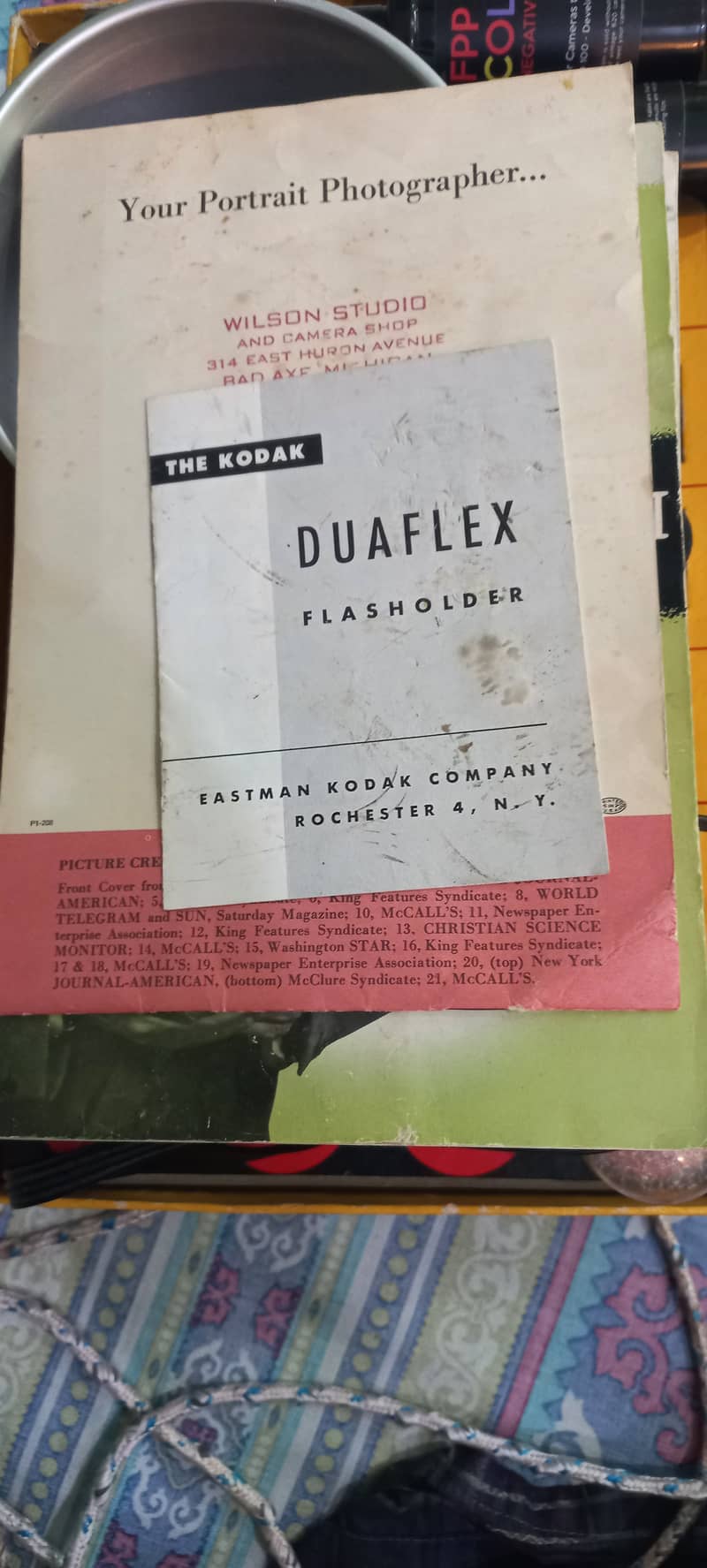 Vintage KODAK  Duaflex II Camera & accessories 2