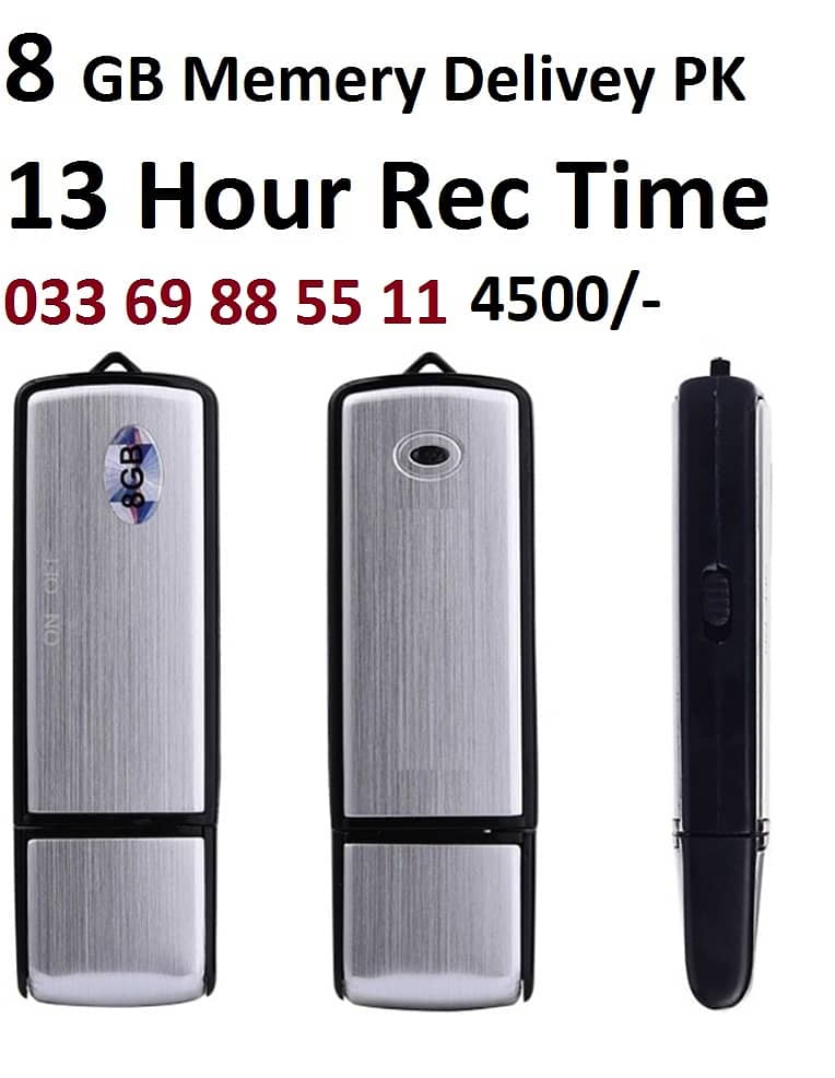 8GB Rechargeable Professional Mini U-Disk USB Voice Recorder 1