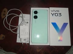 vivo y03 4/64 with all accessories and 6 month officially warranty