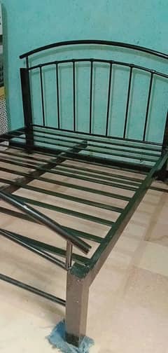 iron double bed