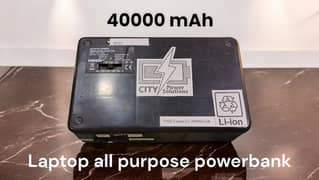 40000 mAh  multipurpose Laptop/Router/Modem/Mobile PowerBank