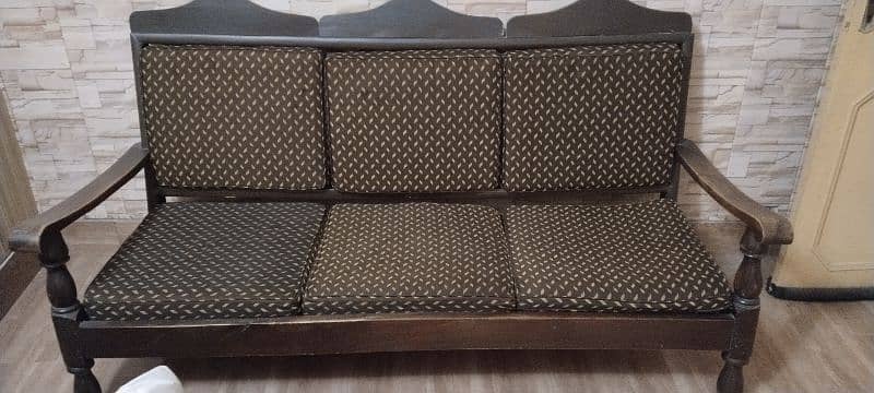 Wooden Sofa Set For Sale 0