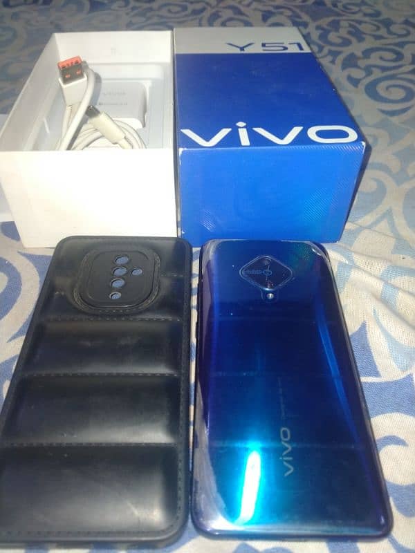 Vivo y51 In display fingerprint complete Saman 10/10 read add 2