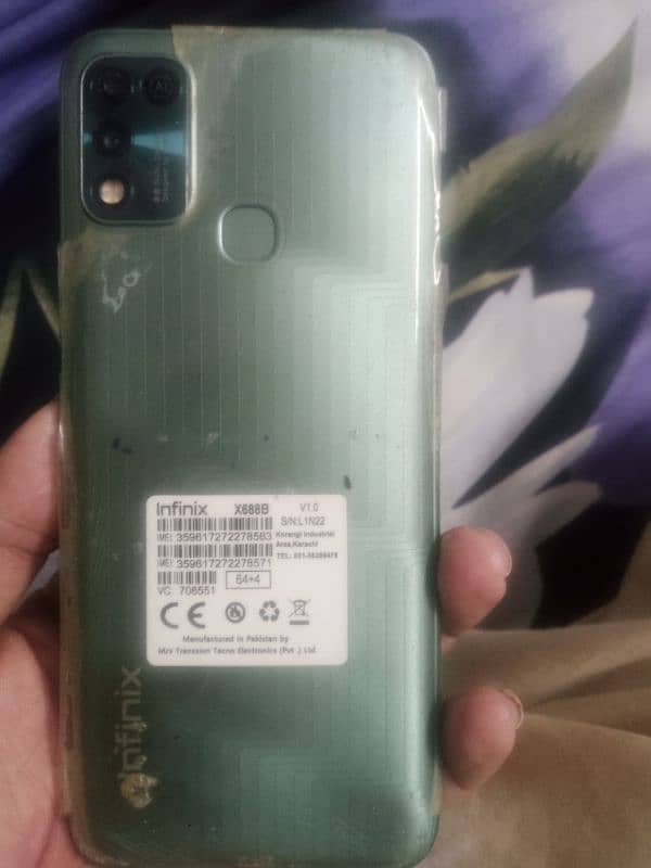 Infinix Hot 11 Play 4/64 with box(mic not working) 3