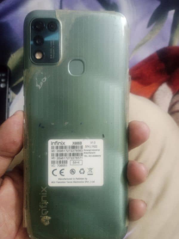 Infinix Hot 11 Play 4/64 with box(mic not working) 10