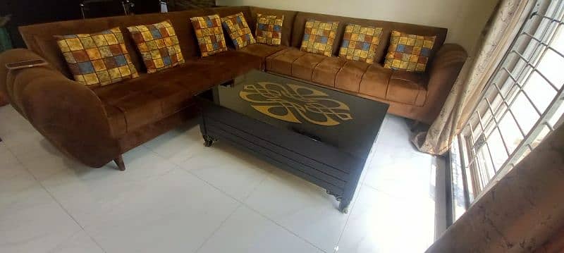 7 seater L shaped sofa 1