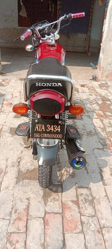 Honda 125 23/24 home used 4680 kilometer Chali hai bss 6