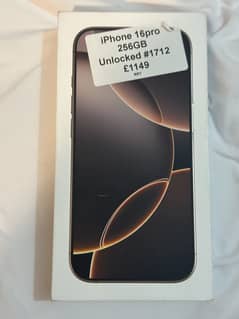 Brand new iphone 16 pro 256Gb