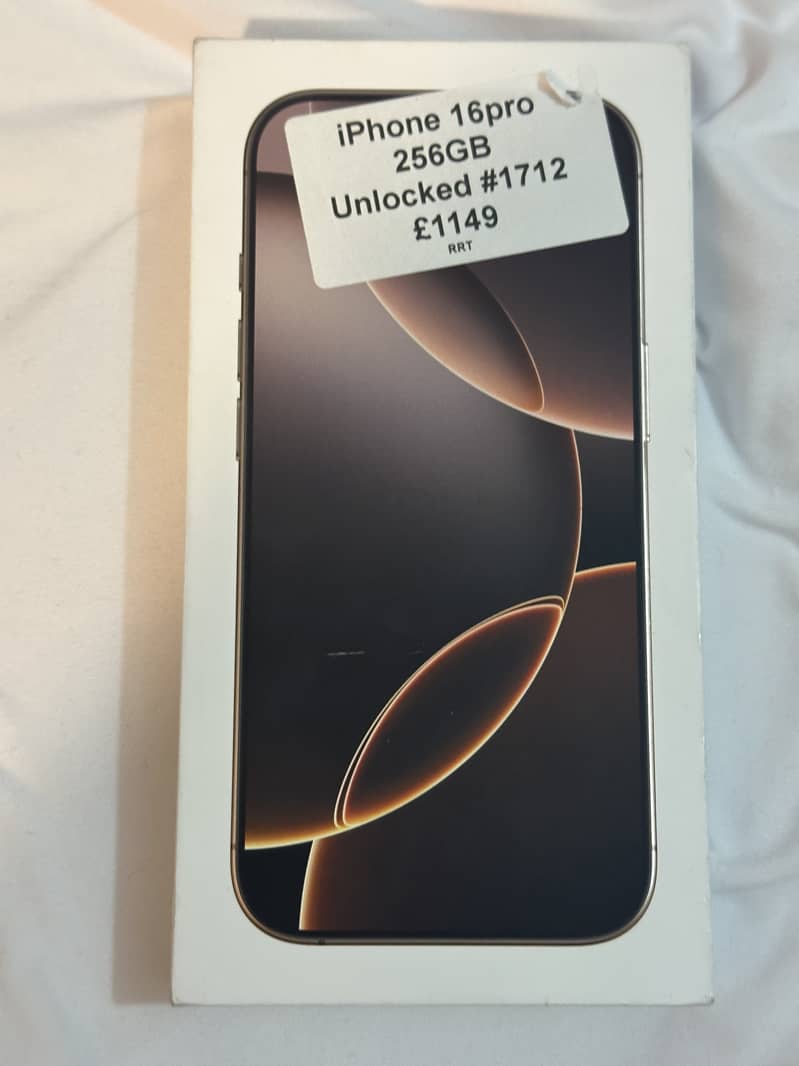 Brand new iphone 16 pro 256Gb 0