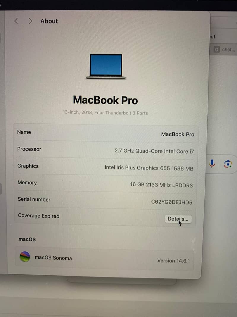 Macbook Pro 2018-19 4