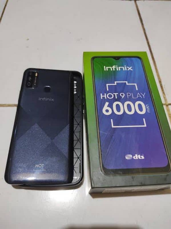 Infinix hot 9 play 4/64 1