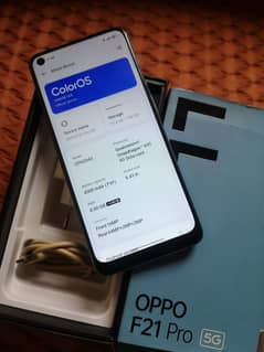 oppo f21 pro 5g office PTA with box