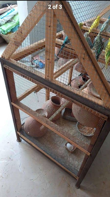 4ft ( pinjra )  cocktail birds large cage 2