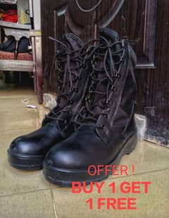 SERVICE LONG SHOES SIZE 9 and BOOTS SIZE 10WITH BUY 1 GET 1 FREE OFFER