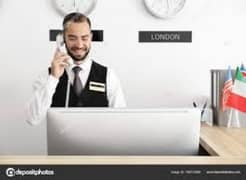 Required Male Hotel Receptionist