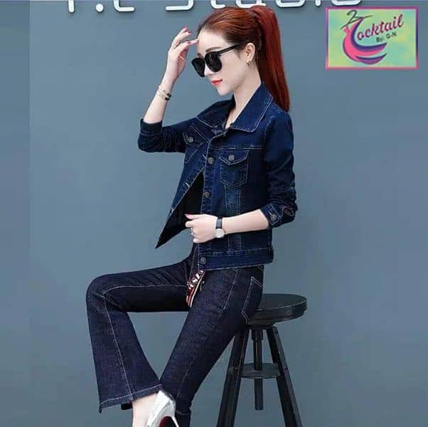 *Women denim jacket* 0