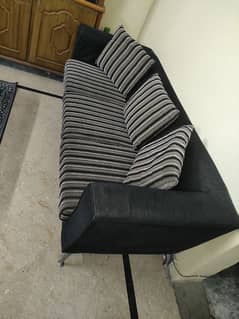 Black Sofa Set (Used)