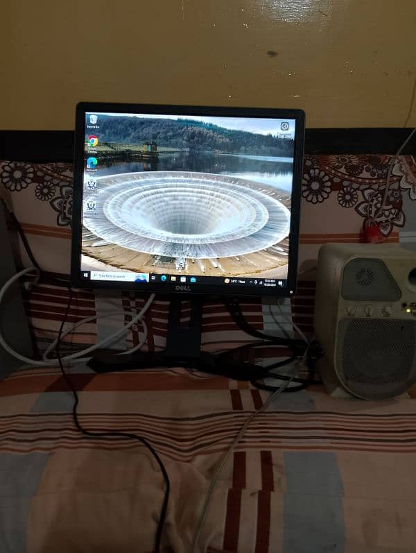 computer with Dell LED 1