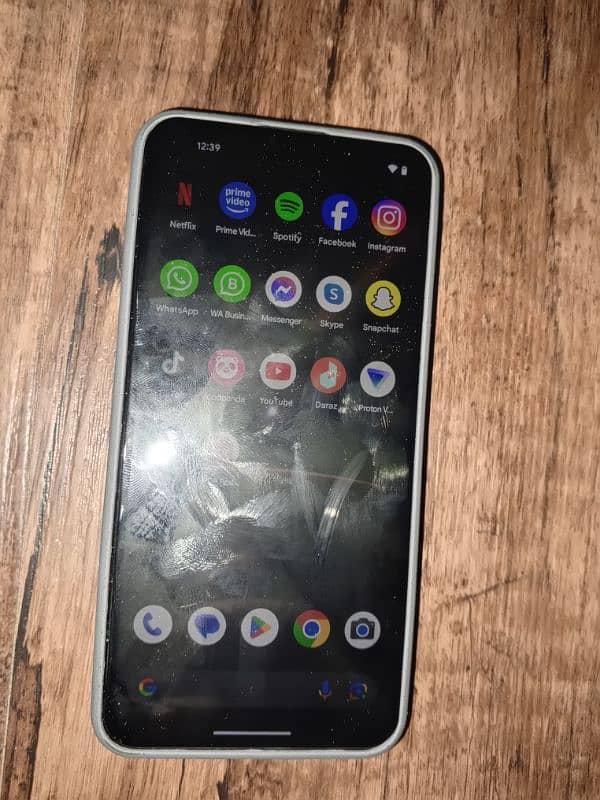 Google Pixel 5 Non Pta Minor Shade Baqi All Okay Finger Working 8/128 4