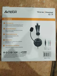 A4 tech oreignel Headphones box paking