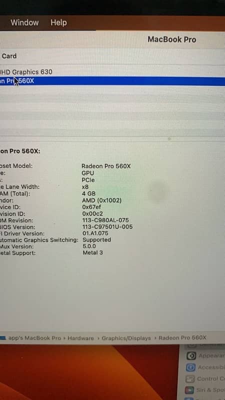 Macbook Pro 2019 15” 32/1TB/4GB 3