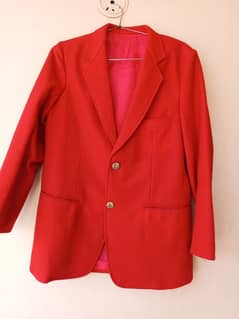 School blazer red color