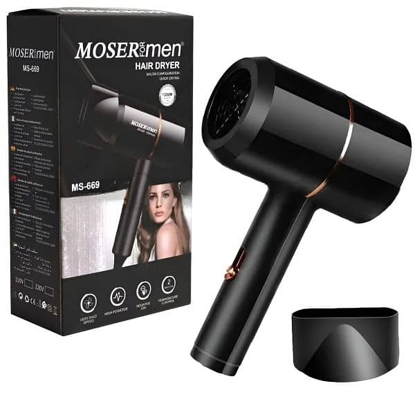 Hair Dryer 1200W Mosermen: Fast & Stylish 0