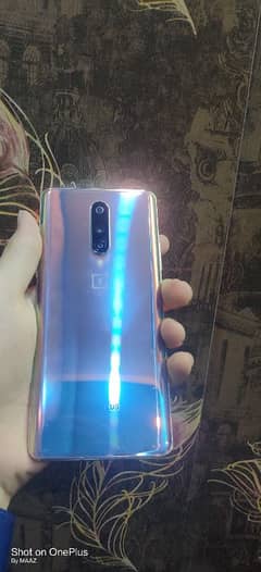 oneplus 8 dual sim capacity 8/128 gb with curved screen and back 0