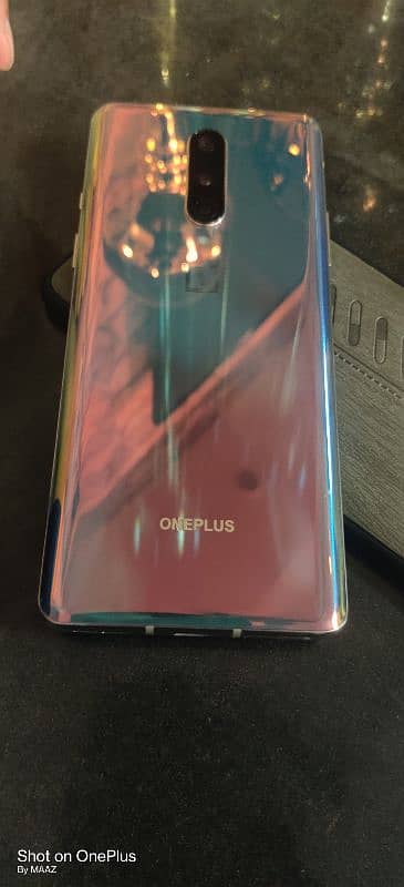 oneplus 8 dual sim capacity 8/128 gb with curved screen and back 1