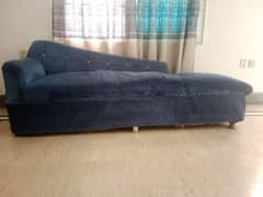 Blue sofa set used for sale 0