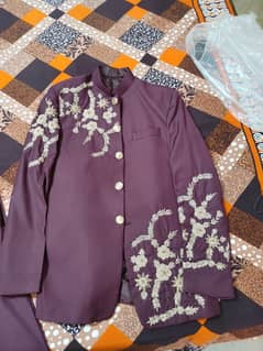 prince coat with handmade work 0