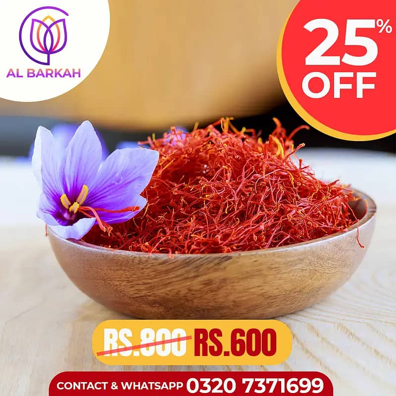 Pure Saffron , Zaffran available in finest quality 1