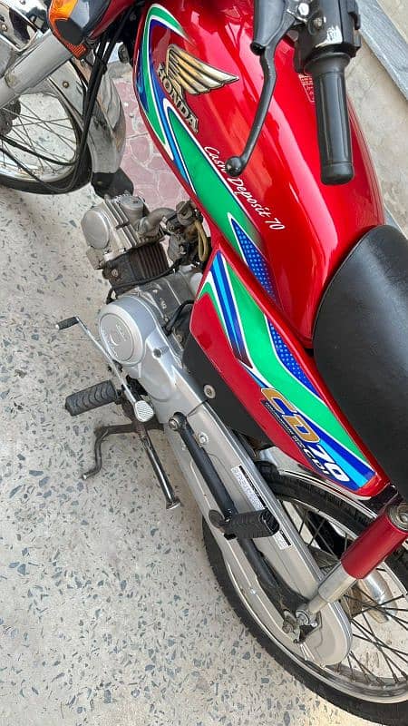 Honda Cd 70 Model 2018 Very Good Condition 4