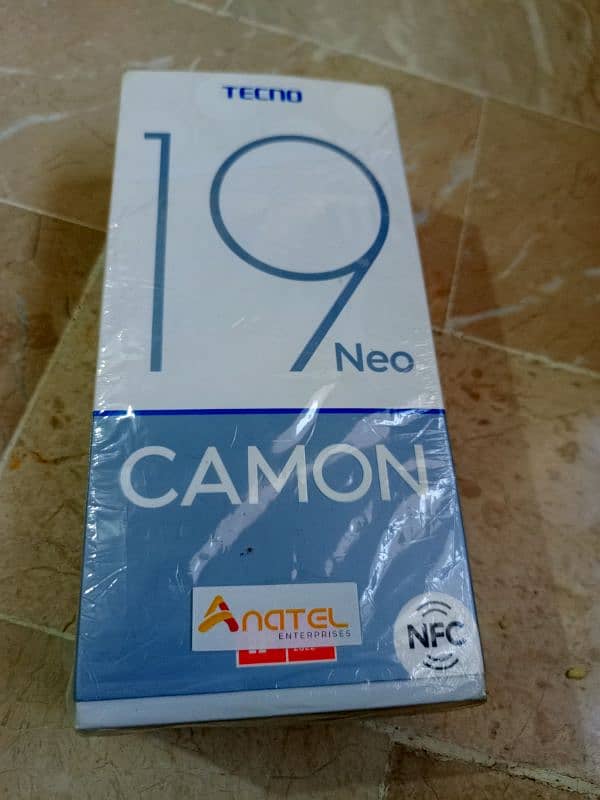 camon 19 neo 6+5gb 128gb with box 4