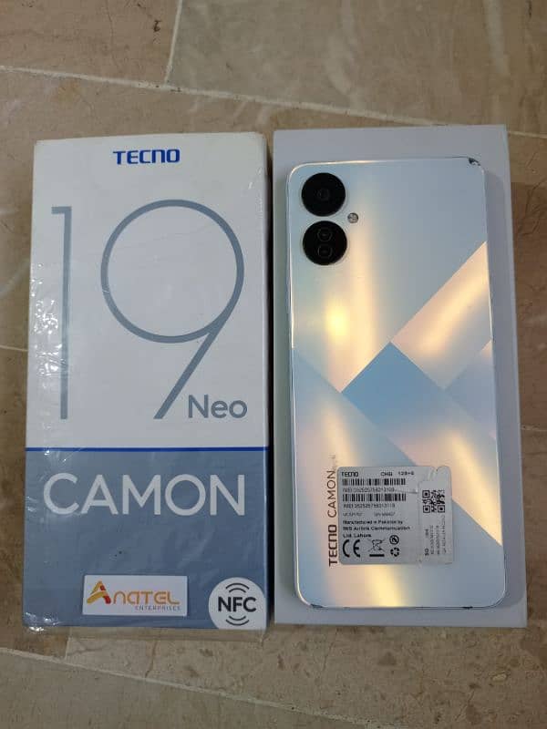 camon 19 neo 6+5gb 128gb with box 5