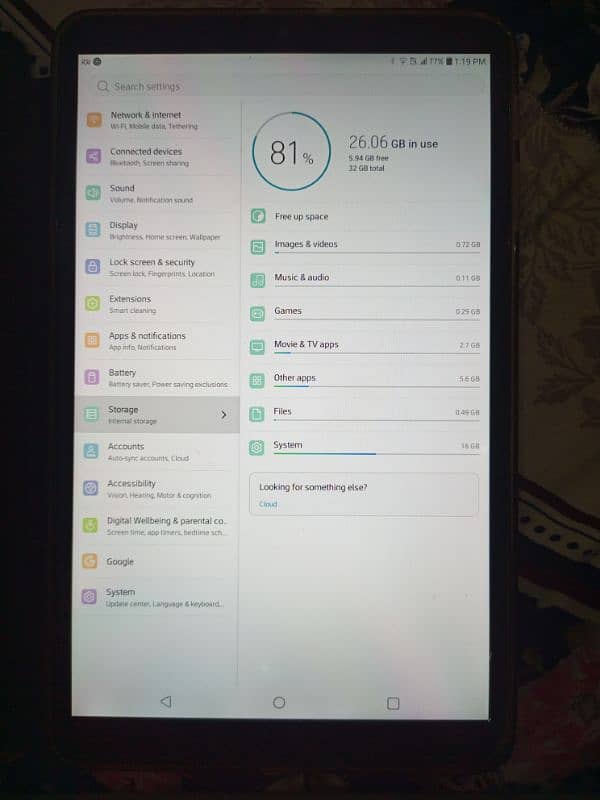 LG GPAD 5 4