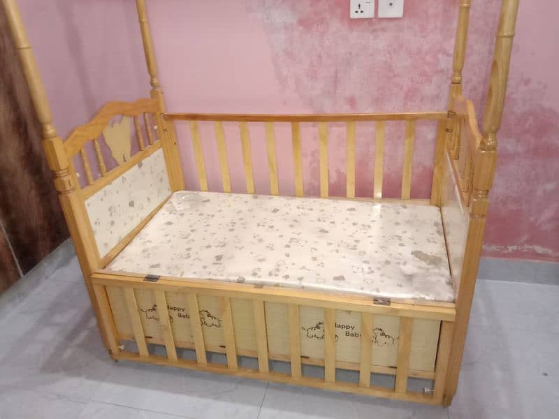 Baby cot with baby swinger 2 in 1 8