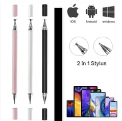 Tablet Pen Drawing Screen Touch Pen 2 in 1 Stylus Pen for IPhone IPad