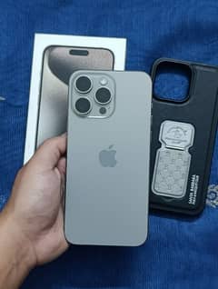 iphone 15 pro max 256gb HK (Pta Approved) Natural Titanium