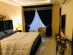 1-Bed Ready To Move Furnished Flat For Rent Quaid Block Bahira Town Lahore 0