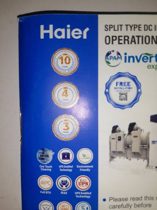 Haier Ac 1 tin DC inverter 2