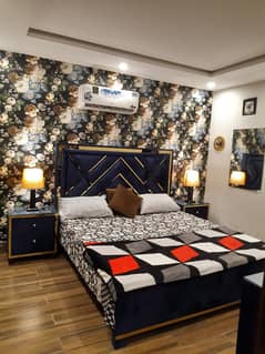 1 Bedroom VIP Full furnish flat per day available in Bahria town Lahore