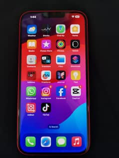 I phone 14 plus in  red color 0