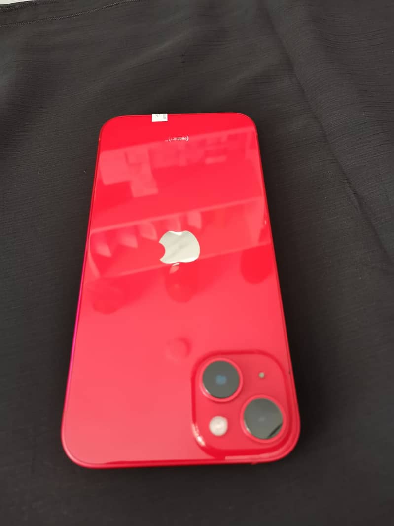 I phone 14 plus in  red color 7