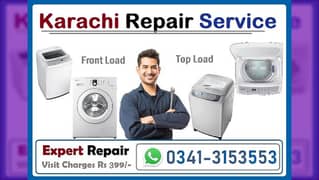 Expert Repair Fully Automatic Washing Machine Home Service All Karachi