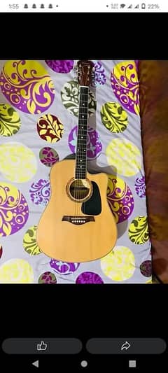 Semi acoustic jumbo size professional faires guitar