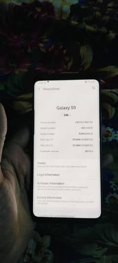 Samsung S9 Plus 6/64 GB life time PTA