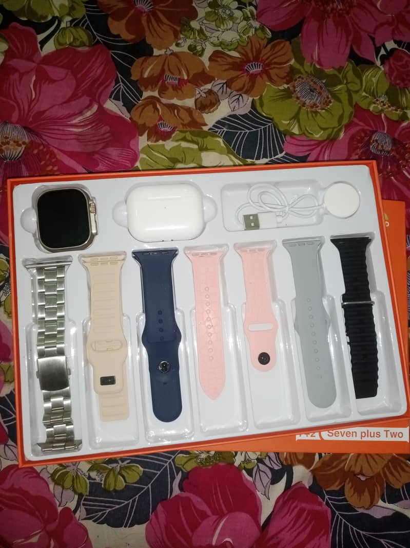 Ultra 2 Smart watch 7+2 with airpods 5