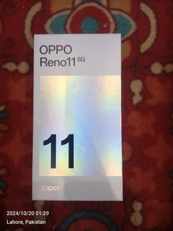 oppo reno 11 12gb 256gb with original box charger 8 month warranty 4